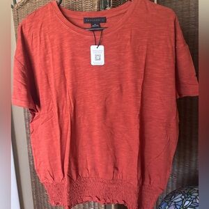Sanctuary Women's Orange Top banded bottom NWT